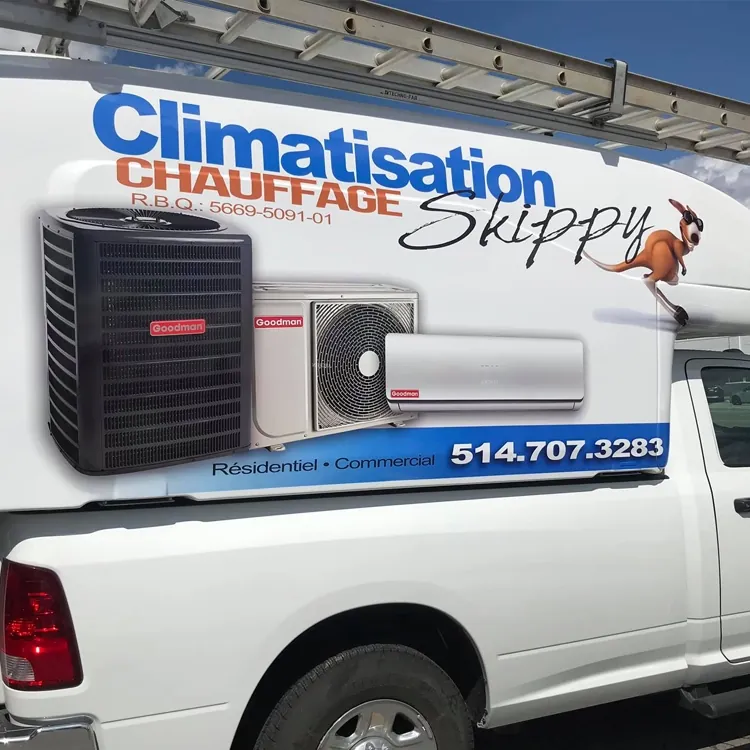 Le véhicule de Skippy Climatisation